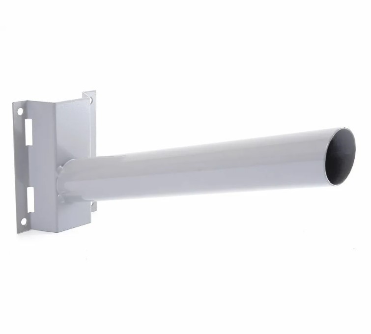 Кронштейн для консольных светильников 06 К1 0.15 - 0.35 D42 (45) угловой крепление под бандажную ленту на трубу/ столб (3м)