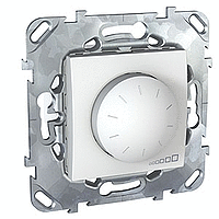 Светорегулятор (диммер) Unica скрытой установки поворотно-нажимной для ламп накаливания и галогенных 40-400Вт/ВА 2 провода подключения механизм белый MGU5.511.18ZD Schneider Electric