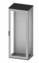 DKC R5CQE20106X Сборный шкаф CQE, застекленная дверь и задняя панель, 2000x1000x600мм