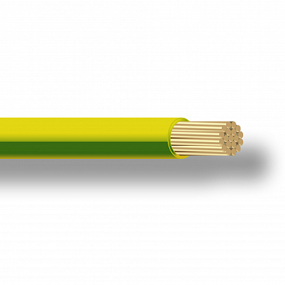 Провод ПуГВ 1х6,0 желто-зеленый НКЗ (2м)