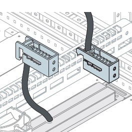 Зажим для кабелей с D=15-28 мм EV0109 ABB