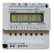 Реле времени программное ТПУ-1КА (одноканальное, 1с-999ч, 220В, 10А, аккумулятор)