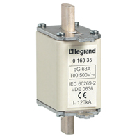 Предохранитель  160А  габарит 00 тип gG с индикат.  016355 Legrand