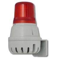 Оповещатель звуковой со светодиодным маяком, красный, 100 dB, 12-30V DC H100BL030G/R Spectra