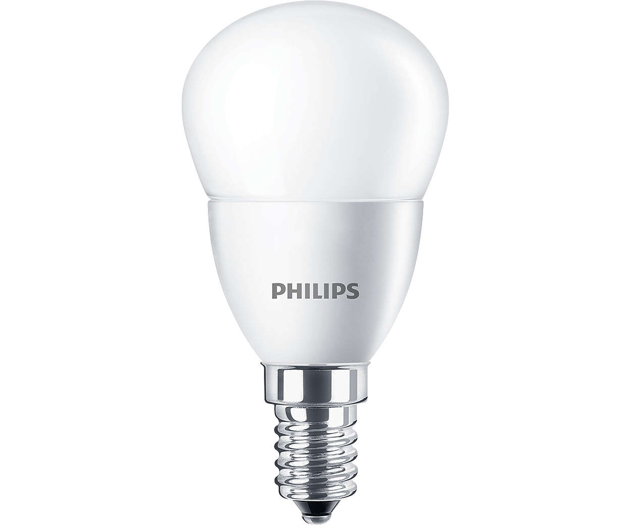 Лампа светодиодная 6,5 Вт E14 P45 4000К 800Лм матовая 220В шар ESS LED 929002274607 Philips