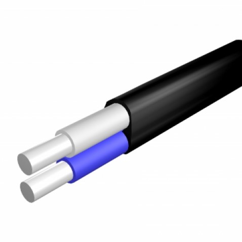 Кабель АВВГ-П 2х10ок (N)-0,66 Алюр (3м)