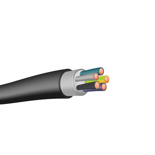 Кабель силовой ВВГнг (A) 5х 4 ок (N,PE)-0,66 Элпром (8м)