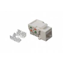Модуль розеточный Keystone кат. 6, UTP, 1xRJ45, T568A/B, белый DR-5103 DATAREX