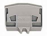 Пластина торцевая с крепежным фланцем, серый  264-361 WAGO