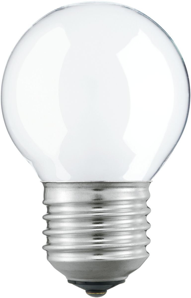 Лампа накаливания декоративная шар 40Вт Е27 матовая P-45 230В frosted 871150001122050 PHILIPS (1м)