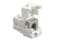 Модуль RJ-45 инф.розетки 110/Krone 6 кат. бел, 87645 Ecoplast