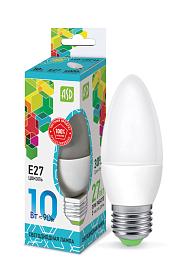 Лампа светодиодная 10 Вт 900Лм 4000К E27 LED-СВЕЧА-standard 4690612015545 ASD