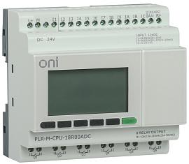 Микро программируемый логический контроллер PLR-M. CPU DI12/DO06(R) 24В DC ONI PLR-M-CPU-18R00ADC ONI