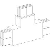 Секция тройниковая на ребро KRA3200TC4B Schneider Electric