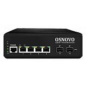 Коммутатор промышленный управляемый (L2+) PoE Gigabit Ethernet на 6 портов. SW-80402/IL OSNOVO