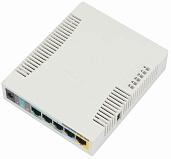 Радиомаршрутизатор 802.11b/g/n, 2.4 ГГц, MIMO 2x2, 5xFastEthernet, PoE-Out RB951UI-2HnD MIKROTIK