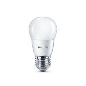 Лампа светодиодная 6,5 Вт E27 P45 2700К 620 Лм матовая 220В шар ESS LED 929002274707/929002971207 Philips