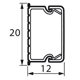 Кабель-канал Metra Миниканал 20х12 Legrand 638192