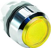 Кнопка управления MP3-21Y желтая выступающая (только корпус) с подсветкой б ез фиксации 1SFA611102R2103 ABB