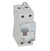 Выключатель автоматический дифференциального тока АВДТ DX3 80А 2П двухполюсный 100мА 411517 Legrand