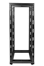 Стойка телекоммуникационная универсальная 42U двухрамная, цвет черный СТК-42.2-9005 ЦМО