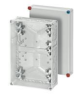 Hensel K 7005 - Коробка ответвительная, размер 450х300х170, цвет серый, материал поликарбонат, с 5-полюсный клеммой, 16-70 мм2, IP 65,