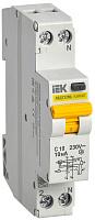 Выключатель автоматический дифференциального тока АВДТ 10А 2П двухполюсный характеристика C 6кА 10мА KARAT MVD12-1-010-C-010 IEK