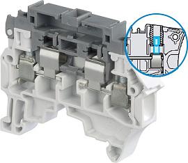 Клемма держатель предохранителя ZS4-SF1-T2 1SNK508411R0000 TE Connectivity