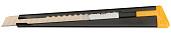 Нож  с выдвижным лезвием, черный, 9мм OLFA OL-180-BLACK