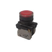 Кнопка КМЕ4622мЛ-красный-2но+2нз-цилиндр-индикатор-IP65  293184 КЭАЗ