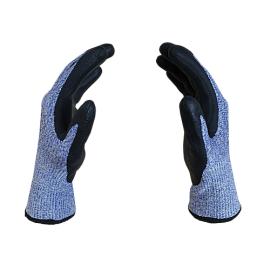 Перчатки для защиты от порезов DY1350FRB-B/BLK-11, размер 11 SCAFFA; HPPE+стекловолокно