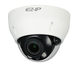 Камера видеонаблюдения (видеокамера наблюдения) аналоговая уличная купольная HDCVI,1/2.7" 2Мп КМОП, вариообъектив 2.7-12 мм с ручной настройкой EZ-IP EZ-HAC-D3A21P-VF