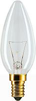Лампа накаливания декоративная свеча 40Вт Е14 прозрачная B-35 230V clear 871150001163350 PHILIPS