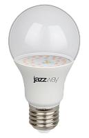 Лампа светодиодная для растений (фитолампа) 9Вт A60 E27 прозрачная IP20 PPG Agro Clear .5008946 Jazzway