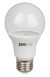 Лампа светодиодная для растений (фитолампа) 9Вт A60 E27 прозрачная IP20 PPG Agro Clear .5008946 Jazzway