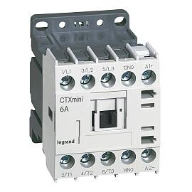 Контактор CTX3 3P 6A 1но =24V мини