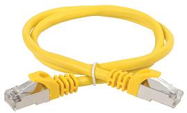 ITK Коммутационный шнур (патч-корд), кат.5Е FTP, 3м, желтый (PC05-C5EF-3M)