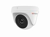Камера видеонаблюдения (видеокамера наблюдения) аналоговая 1Мп купольная HD-TVI с EXIR-подсветкой до 20м HiWatch DS-T133 (2.8 mm)
