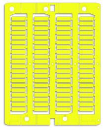 Маркировка для провода, жесткая, для трубочек. 4х15мм. Желтая NUT15Y DKC