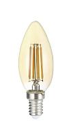 Лампа светодиодная 6 Вт PLED OMNI C35 E14 3000K Gold 230/50 .5020634 Jazzway