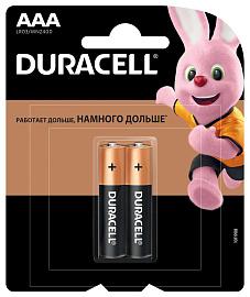 Батарейка (элемент питания) LR03 BL2 BASIC ААА  Б0026812 Duracell 5000394116054