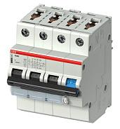 Выключатель автоматический дифференциального тока FS403M 6А 4П четырехполюсный C 100мА 10кА 2CCL564121E0064 ABB