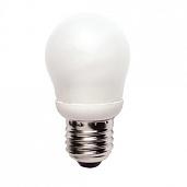 Лампа КЛЛ энергосберегающая 9Вт Е27 ELG G45 4100К дневной свет шар 86х45 ECOLA