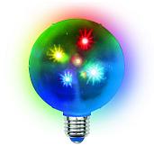 Светильник-проектор светодиодный ДИСКО ШАР 3D, Е27 разноцветный свет 220В, диаметр 10см ULI-Q310 1,5W/RGB/Е27 UL-00002763 Volpe