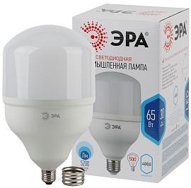 Лампа светодиодная 65 Вт E27 T160 4000К 5200Лм матовая 175-265В колокол ( LED POWER T160-65W-4000-E27/E40 ) Б0027923 ЭРА