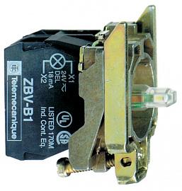 Корпус кнопки  22 мм с подсветкой 24ВZB4BW0B31 Schneider Electric