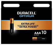 Батарейки (элемент питания ) 5014072 ААА алкалиновые 1,5v 10 шт. LR03-10BL Optimum Б0056027 Duracell