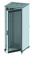 DKC R5IT2481GS Напольный шкаф 24U Ш800хГ1000 передняя дверь стекло,задняя глухая дверь, крыша укомплектована вводом