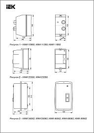 Контактор КМИ10960 9А IP54 с индик. Ue=400В/АС3 IEK