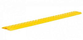 Кабель-канал полиуретановый (гибкий пластик) напольный (1 канал 39х12мм) желтый ККП 1-1,5